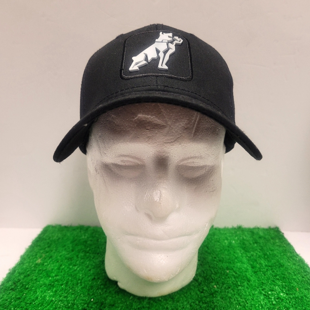 Mack Truck Hat Trucker Black Snapback Big Dog Logo Black Baseball Zach Embroider